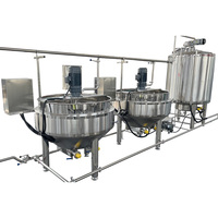 Grote schaal 1T/u volautomatische tomatenpuree productiemachines tomatensaus productielijn met CE-certificering