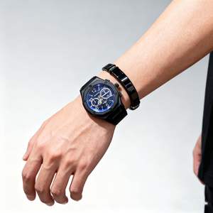 Orologio al Quarzo da <span class=keywords><strong>Uomo</strong></span> con Quadrante Grande da 45mm, Modello Nuovo 2025, in Acrilico, per Business, ODM, Regalo Trendy per Studenti - Product Image 2