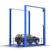 Nouvel Ascenseur Vertical à Quatre Poteaux sur Mesure, Fabriqué en Chine, à Prix Abordable, pour Voitures, Capacité de Charge de 3 Tonnes, Idéal pour les Hôtels