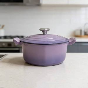 <span class=keywords><strong>Casserole</strong></span> en fonte émaillée Zunck en forme de cœur, antiadhésive, peut être lavée au lave-vaisselle - Product Image 3