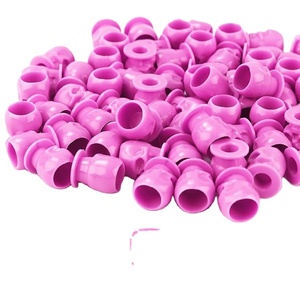 Gobelet à encre de tatouage multicolore avec support en forme de crâne, gobelet à pigment pour accessoires de maquillage permanent - Product Image 1