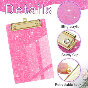 Glitter folders, <b>writing</b> boards, acrylic memo <b>pads</b>, menu <b>pads</b>, and receipt clipboards are available for wholesale. - Product Image 3