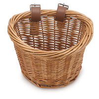 Panier de vélo tissé à la main, petit, sans couvercle, détachable, pour enfants, scooter, guidon de vélo, panier de rangement