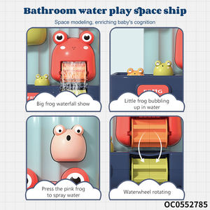 Jouets de <span class=keywords><strong>bain</strong></span> pour bébés et enfants, avec logo, en forme de crabe de dessin animé et animaux marins, avec piste de glisse aquatique à ventouses, pour jeux aquatiques intérieurs et de fête prénatale - Product Image 6