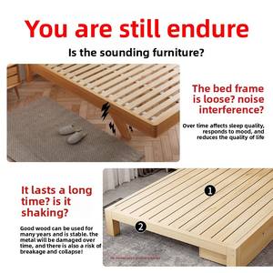 Crochet de lit en <span class=keywords><strong>bois</strong></span> massif moderne support <span class=keywords><strong>d</strong></span>'<span class=keywords><strong>angle</strong></span> connecteurs de meubles épaissis Clips de quincaillerie accessoires de fixation de lit vis de charnière - Product Image 4