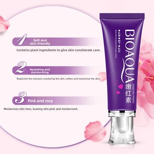 Gel rose hydratant <span class=keywords><strong>Bioaqua</strong></span> à l'aloe vera pour femmes, soin estompeur de la mélanine pour les lèvres, l'aréole et les parties intimes - Product Image 3