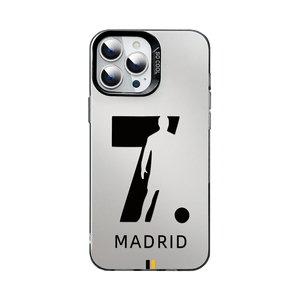 # Funda para iPhone con Silueta de 7 Jugadores de Fútbol de <span class=keywords><strong>Madrid</strong></span>, Funda Antigolpes Compatible con la Serie iPhone 17/16/15/14/13 ProMax - Product Image 1