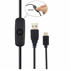 Cable de carga USB tipo C 5V 3A para <span class=keywords><strong>Raspberry</strong></span> <span class=keywords><strong>Pi</strong></span> <span class=keywords><strong>4</strong></span> Cable de alimentación con interruptor de encendido/apagado para computadora RPI <span class=keywords><strong>4</strong></span> Modelo B RPI 4B - Product Image 5