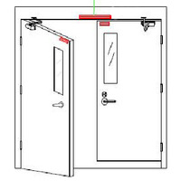 Capteur de contact magnétique à interrupteur à lame (NC/NO) pour porte/fenêtre, à montage en surface, filaire, détection double porte, 30 mm, pour alarme de sécurité domestique