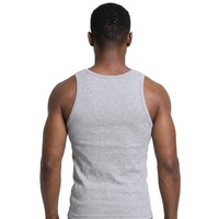 Débardeur Homme Col Rond en Tissu Élastique, Coupe Ample, Personnalisable avec Logo, Design OEM/ODM, Qualité Supérieure, Style Streetwear