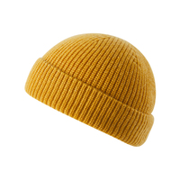 Chapeau en laine 100% à carreaux, tricoté, luxueux, décontracté, chaud, style pêcheur, pour homme et femme