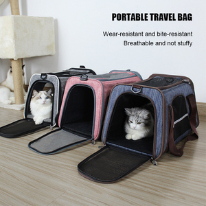 कुत्तों पिल्ला आराम पोर्टेबल Foldable पालतू बैग पालतू यात्रा वाहक बिल्ली वाहक नरम-पक्षीय एयरलाइन को मंजूरी दी पालतू वाहक बैग बिल्लियों के लिए - Product Image 2
