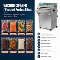 Machine de mise sous vide externe XICANG XC-1000, pompe la plus puissante de 2,5 kW, double buse 1010 mm, pour le gazage de viandes et fruits de mer