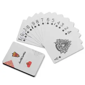 맞춤형 인쇄 하이 퀄리티 크기 포커 인쇄 기계 사업 튀니지 종이 카드 놀이 포커
