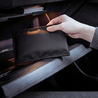 Sac Faraday, doublure de protection RF, anti-pistage, pochette Faraday à fermeture magnétique avec porte-cartes pour téléphone portable, clés de voiture
