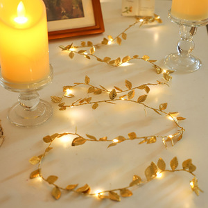 <b>Solar</b> Power LED <b>String</b> <b>Lights</b> with Simulated Ivy <b>String</b> Copper Wire <b>Lights</b> Courtyard Decorations Camping Atmosphere <b>Lights</b> - Product Image 4