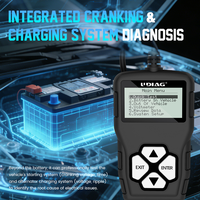 Probador de Baterías UDIAG con Pantalla LCD, Analizador de Motor CCA AGM, IEC/EN61010-1 para Detector de Baterías de Automóvil de 12V, Portátil, para Todos los Modelos de Automóviles