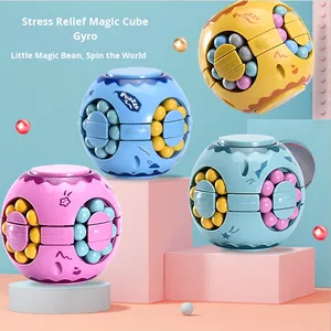 Con quay hồi chuyển hướng dẫn thông minh Fidget Spinner Cube thân thiện với trẻ em ít ma thuật đậu Burger đồ chơi Internet thích hợp Fidget Cubes - Product Image 1