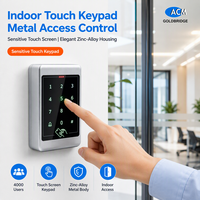 Keypad Sentuh Logam Anti-Vandal 125KHz RFID Card PIN Access Controller 4000 Pengguna Sistem Keamanan Harga Pabrik Langsung dengan OEM