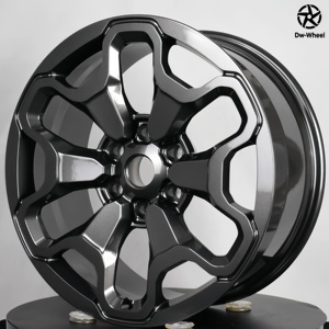 Rueda <span class=keywords><strong>de</strong></span> Aleación <span class=keywords><strong>de</strong></span> Aluminio Forjado DW <span class=keywords><strong>de</strong></span> 1 Pieza y 6 Orificios en Gris Metálico para Camionetas y SUV, Llantas para Dodge Ram 1500 2500 Ram Trucks Rebel - Product Image 2