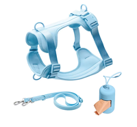 Groothandel Xl Zachte Pvc Hondenleads Set Waterdichte Pet Training Poepzakken Aanpasbare Nylon Webbing Solide Klinknagel Aanpasbaar Nylon