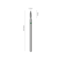Juego de brocas de diamante Evolisse para uñas con deflector antipolvo, removedor de gel y construcción de uñas en capas, tamaños de grano XF/F/M para profesionales
