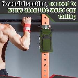 Sac de sport magnétique, pochette magnétique pour bouteille d'eau, porte-bouteille d'eau, accessoires de sport, pochette pour bouteille d'eau avec poche pour clés - Product Image 5