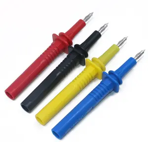 4mm Plug Pointed Pin Car Test Puncture Wire Meter Rod Back Pin Multimeter Pen