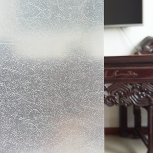 Customizable Patterned Frosted <strong>Window</strong> Glass <strong>Film</strong> Static <strong>Cling</strong> No Glue Required Easy Installation For Interior - Product Image 2