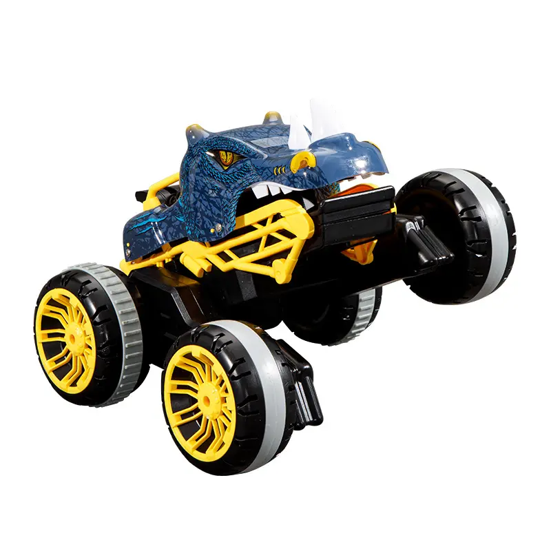 Baby Outdoor Toys 2.4ghz Remote Control Car Rhino Stunt Car Toys 360 Degree Swivel Rc Car With Light Or Kids