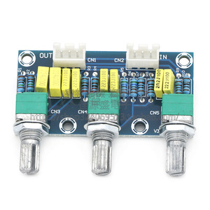 Carte de préampli audio passif XH-M802 40x30mm avec potentiomètres pour réglage du son HiFi - Product Image 1