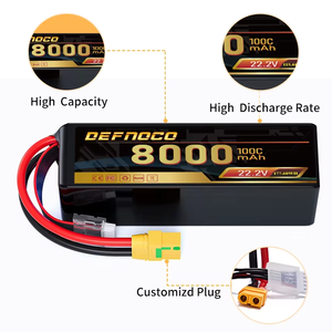 중국 공장 RC <span class=keywords><strong>Lipo</strong></span> 배터리 3S 4S 6S 60C 100C 6000mAh 8000mAh 10000mAh 11.1V 14.8V 22.2V FPV 무인 항공기 용 드론 배터리 - Product Image 3