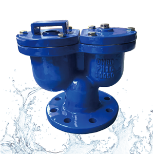 Vanne à air composite en fonte ductile PN10 DN80-DN250 à bride avec filet <span class=keywords><strong>anti</strong></span>-insectes, flotteur en acier inoxydable, époxy bleu, <span class=keywords><strong>anti</strong></span>-odeur, vanne d'égout - Product Image 4