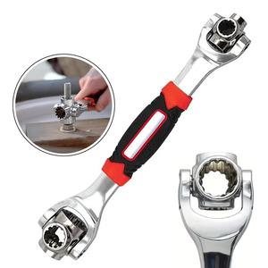 Llave de carraca universal multiusos de 360 grados para reparación al por mayor, con manguito giratorio para pernos estriados - Product Image 1