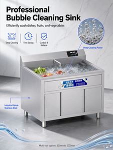 <span class=keywords><strong>Évier</strong></span> à bulles en acier inoxydable 304 pour lavage de vaisselle commercial, réservoir de pré-lavage électrique, économie d'énergie pour restaurant, hôtel, cuisine - Product Image 3