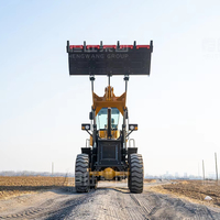 3T 4WD Radlader mit Weichai 92KW Motor, 1,7m³ Schaufel, CE-Zertifiziert, Niedriger Kraftstoffverbrauch für Brasilien, Argentinien, Landwirtschaft und Bau