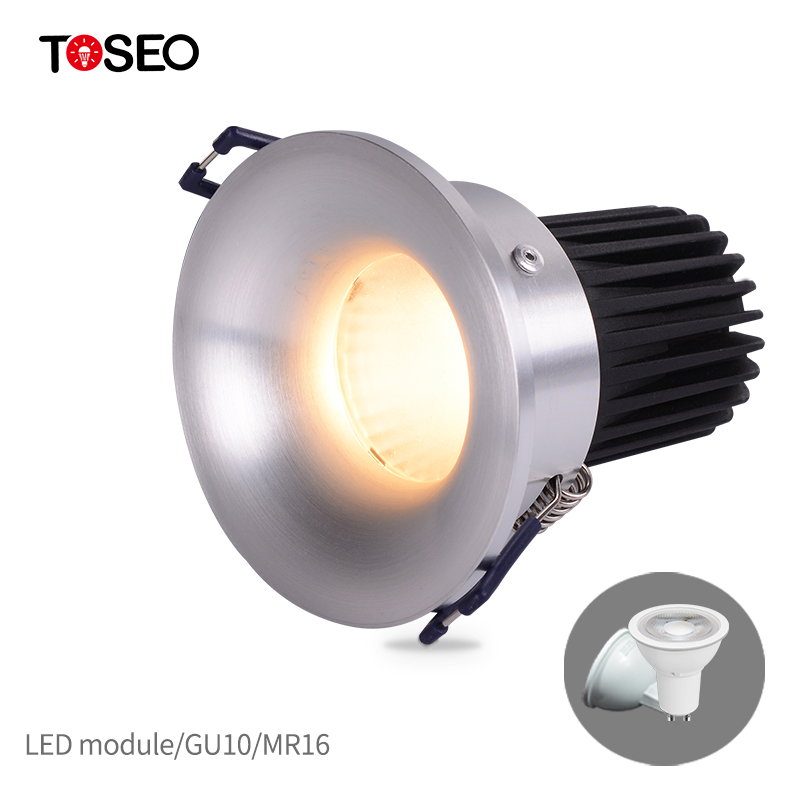 Pure Aluminum Waterproof IP65 Downlight Recessed 900lm For Hotel