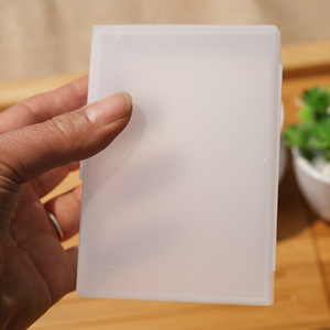 Transparent Plastic Pillbox Mini Storage Box Portable Travel Case Airtight Single Cell Medicine Container White Solid Color - Product Image 2