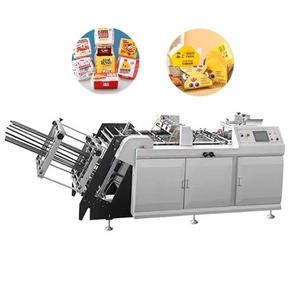 Golfkarton Verpakking Doos Making Machine Verse Groente Karton Papier Fruit Lade Doos Oprichten Machine Hamburger Box Machine