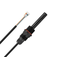 Sonde de capteur EC liquide RIKA RK500-13 à haute précision avec sortie 4-20mA RS485, électrode en alliage de titane, certifiée CE, pour l'huile et le gaz