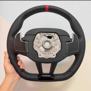 <span class=keywords><strong>Volant</strong></span> en cuir Nappa de qualité supérieure pour G20 G30 G22 G80 M-Sport, surpiqûres personnalisées, Série 3 X5 Série 6, fond plat type D - Product Image 5