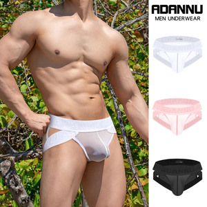 <span class=keywords><strong>Slip</strong></span> Sportivi Sexy <span class=keywords><strong>Trasparenti</strong></span> da Uomo per l'Estate, Ultra-sottili in Rete Traspirante, Servizio di Personalizzazione Disponibile - Product Image 1