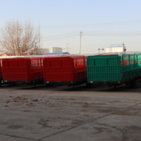 Semi-remorque de camion de fret à ridelles en acier 3/4/5 essieux, avec train de roulement robuste pour le transport de bétail, bovins, moutons, poulets