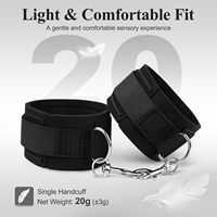 Jeux pour adultes Poignet Jambe Manilles BDSM Fétiche Contraintes Érotique Esclave Menottes Bondage Gear Sex Toys pour Couples