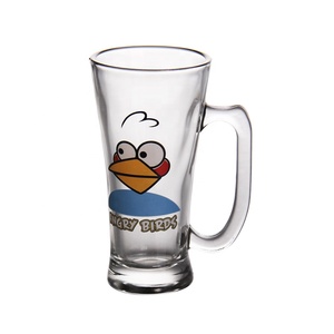 Taza <span class=keywords><strong>de</strong></span> <span class=keywords><strong>cerveza</strong></span> <span class=keywords><strong>de</strong></span> cristal con mango e impresión personalizada, 13oz baratos <span class=keywords><strong>de</strong></span> vasos <span class=keywords><strong>de</strong></span> vidrio, venta al por mayor, gran oferta - Product Image 2
