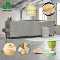 Ligne de production clé en main de poudre nutritionnelle pour petit-déjeuner, machine de fabrication de poudre instantanée et de poudre de céréales composées