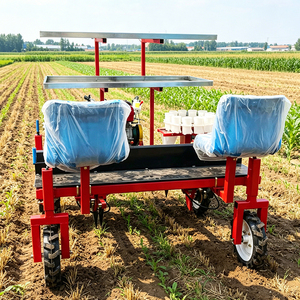 Transplanteur à double rangée, dispositif d'alimentation horizontale des semis, réduit le taux de manque, rangée flexible et réglable - Product Image 4