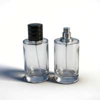 Flacon de parfum en verre vide personnalisé de 30 ml, 50 ml, 100 ml, flacon de parfum de luxe, flacon d'huile de parfum, emballage de flacon de parfum