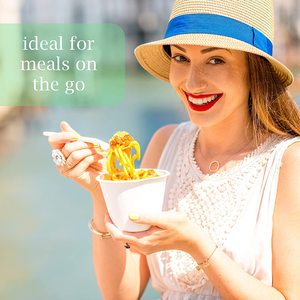 Fuling nhựa dao kéo PP nhựa muỗng cà phê trọng lượng trung bình dùng một lần bạc trắng (1000 đếm) - Product Image 4