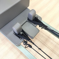 Reformer de Pilates en aluminium 6061 de qualité aéronautique robuste avec boîte et planche de saut pour centre de remise en forme professionnel